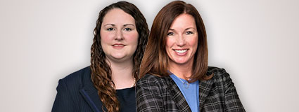 An image of RK Law's Cathleen Kelly Rebar on the right, and Julie Buonocore on the left.