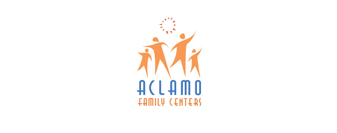 A logo for ACLAMO Family Centers.