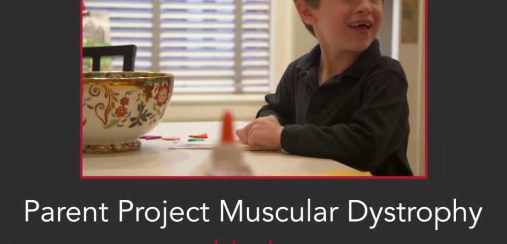 The graphics promotes the cure for the cure for Muscular Dystrophy. The graphic shows a young child smiling with text content below.